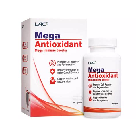 LAC Mega Antioxidant 60 Capsules (Consume within December .